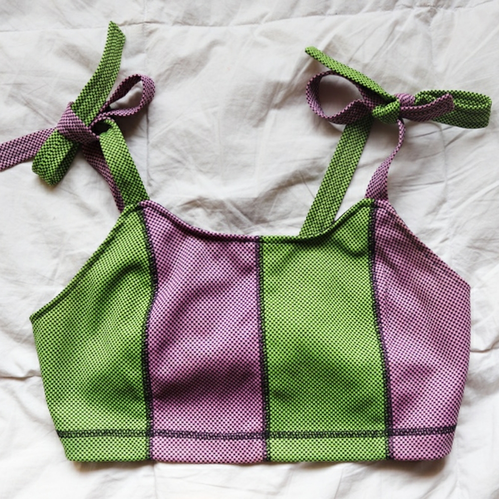 NEON COLORED CROP TOP